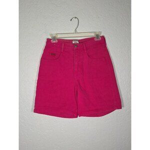 Vintage Womens Golden Star High Rise Pink Denim Shorts Medium